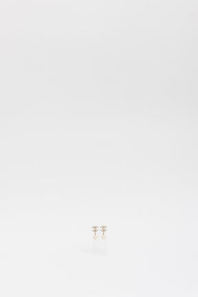 CC Pearl Drop Earrings