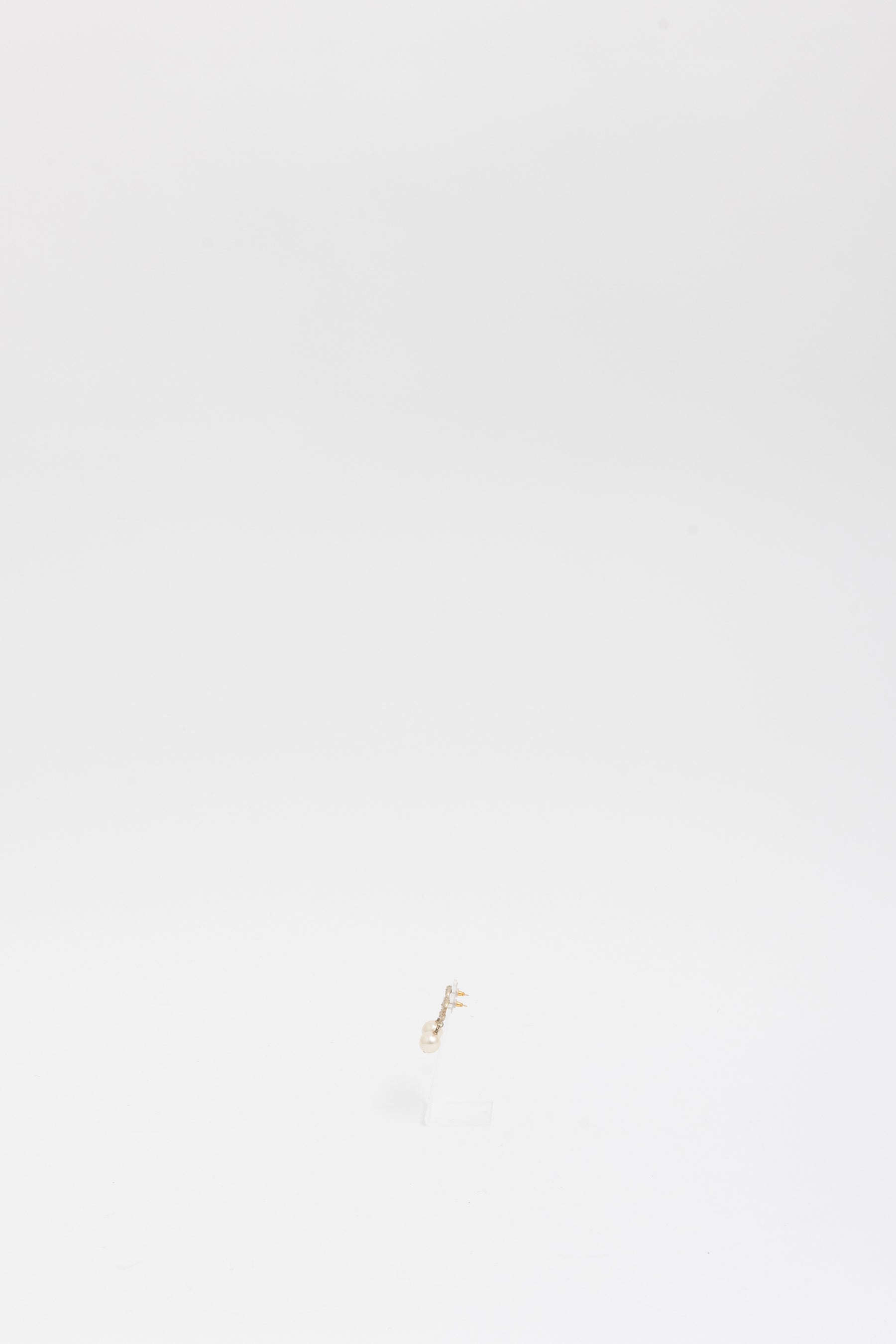 CC Pearl Drop Earrings