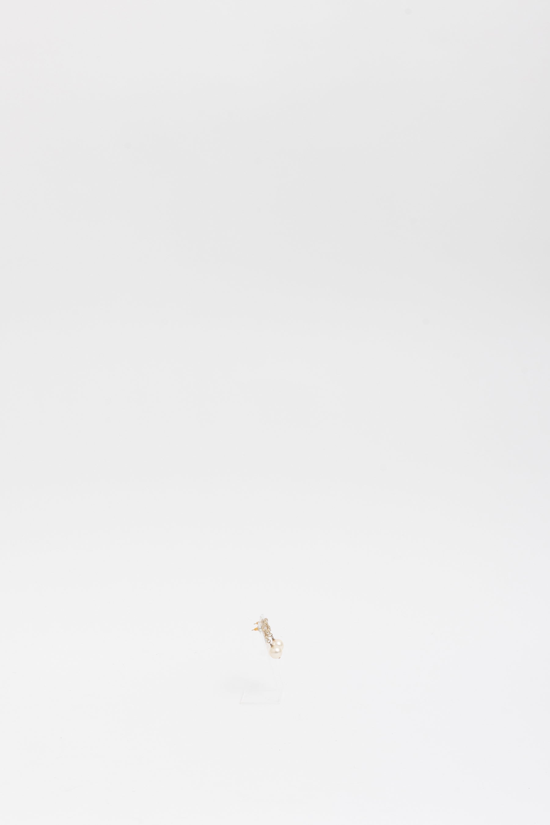 CC Pearl Drop Earrings