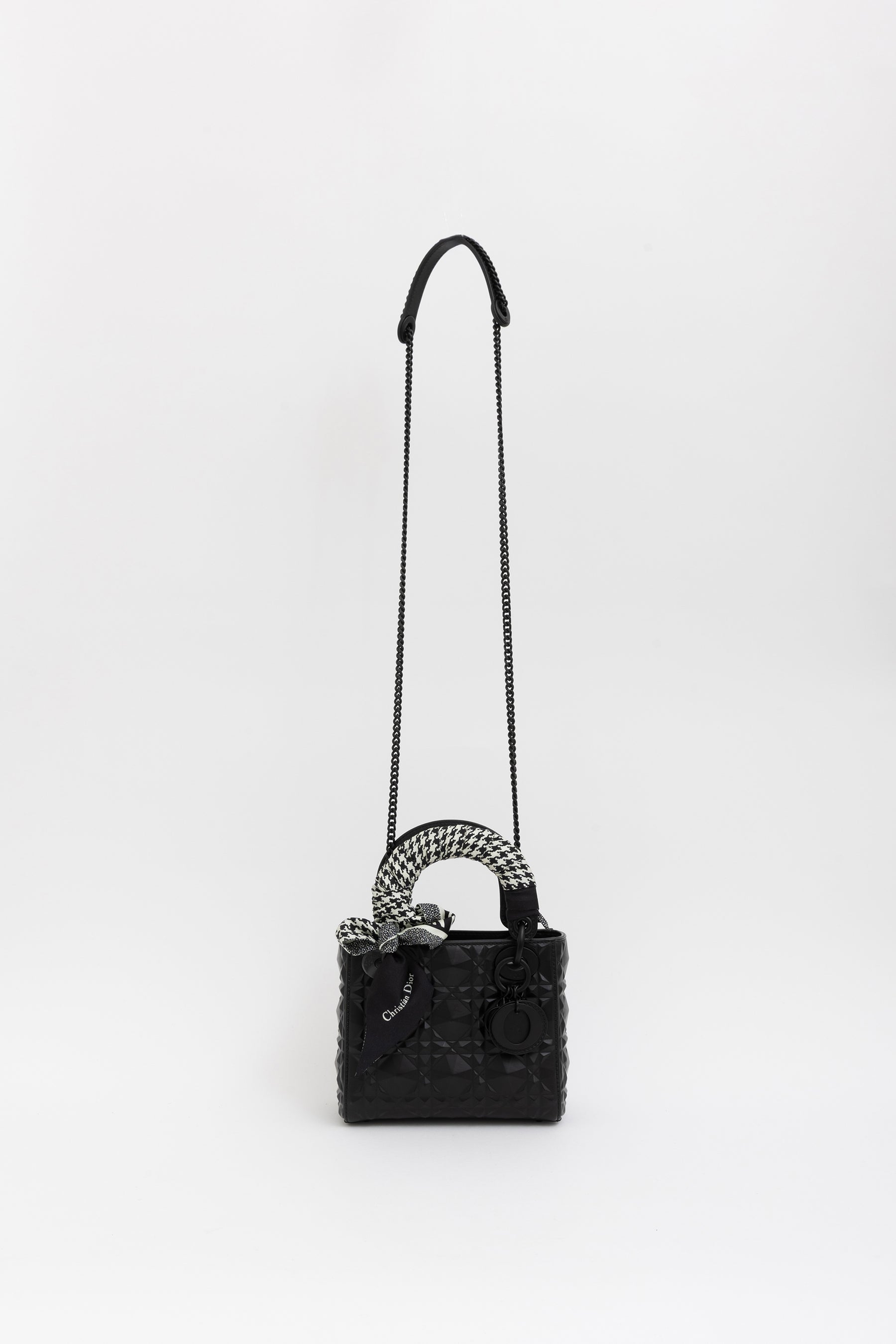So Black Ultramatte Mini Lady Dior