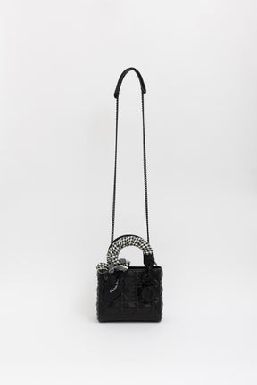 So Black Ultramatte Mini Lady Dior