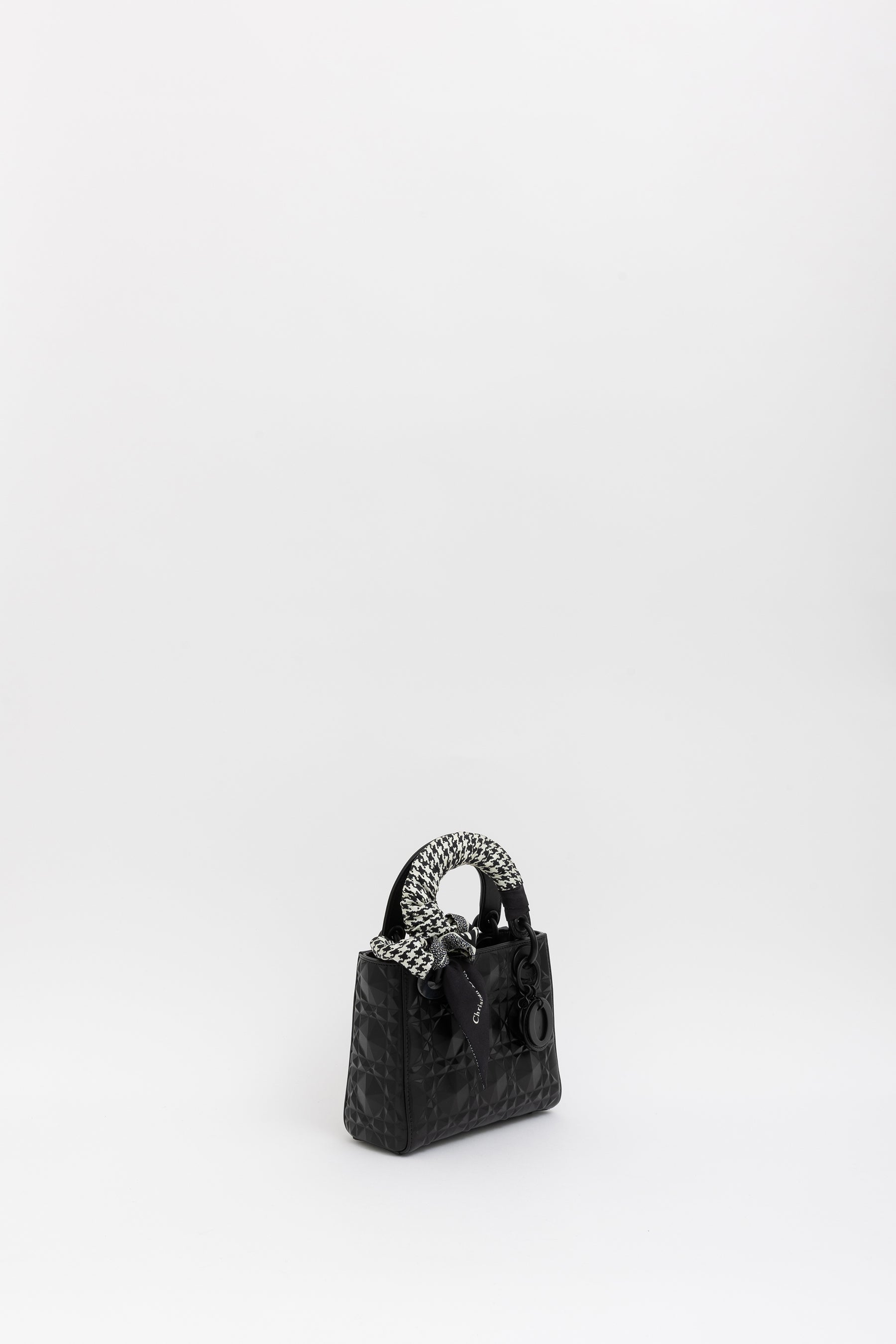 So Black Ultramatte Mini Lady Dior