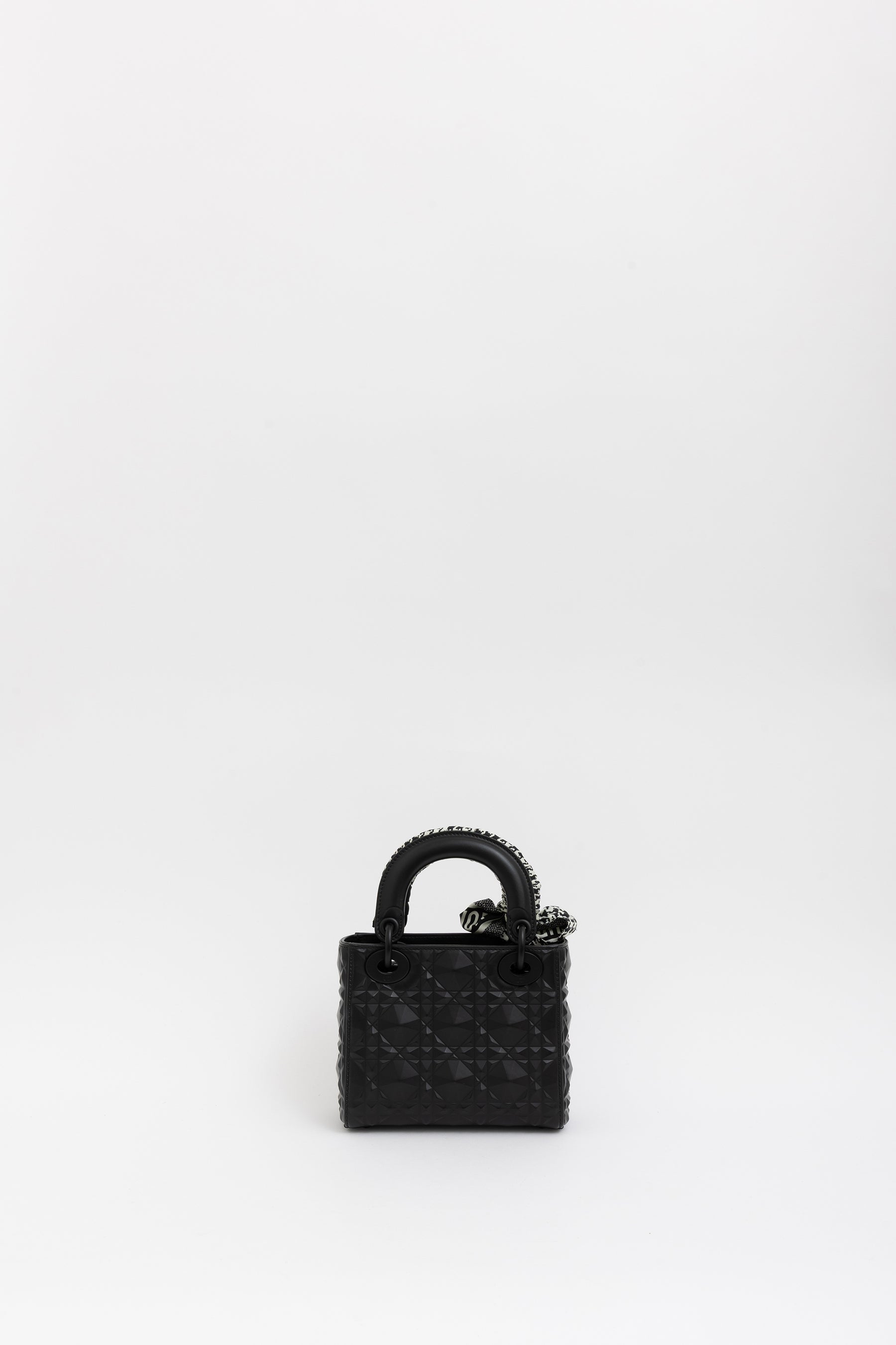 So Black Ultramatte Mini Lady Dior