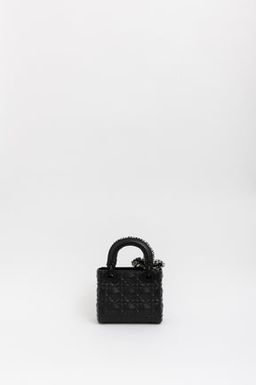 So Black Ultramatte Mini Lady Dior