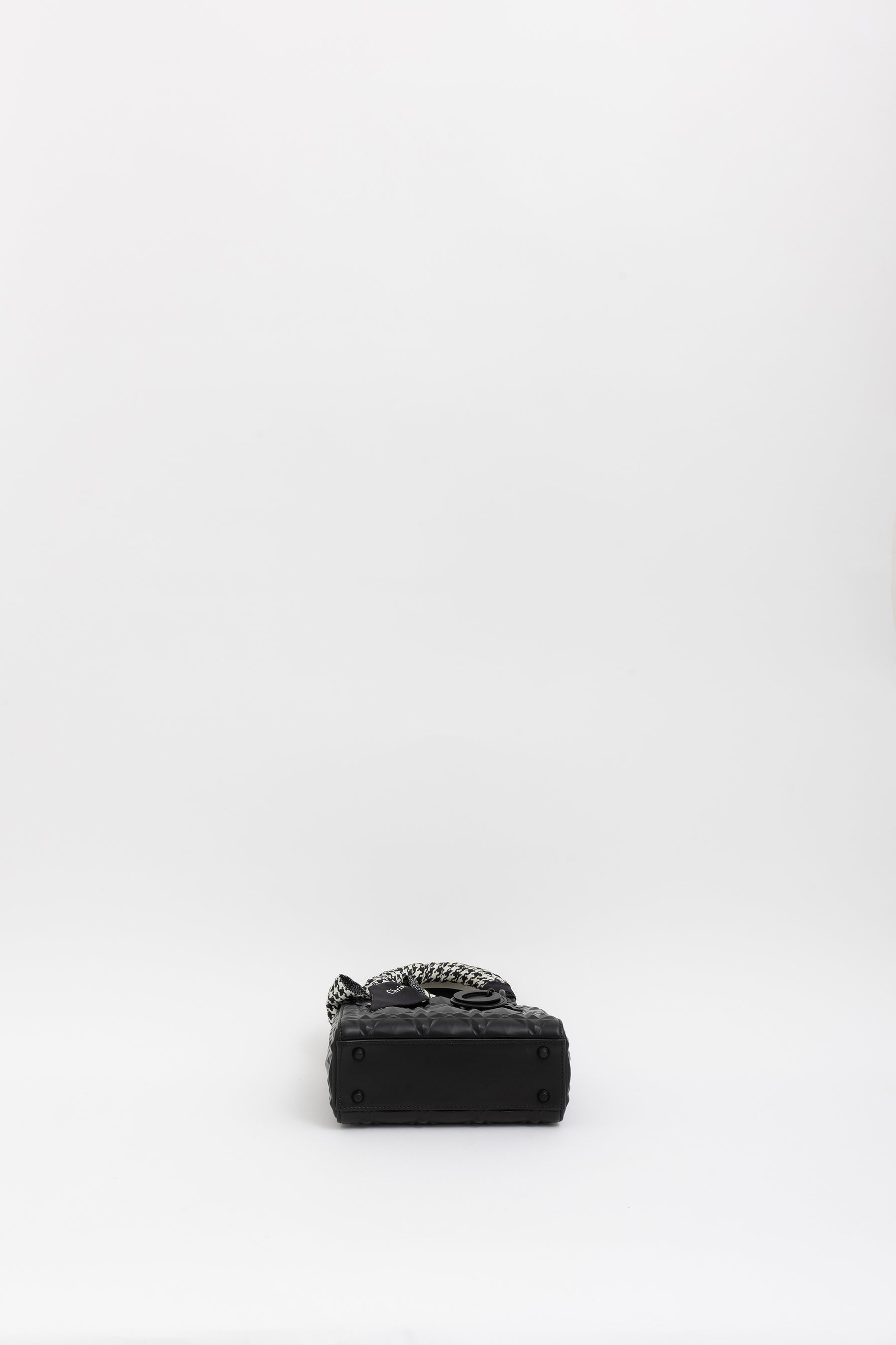 So Black Ultramatte Mini Lady Dior
