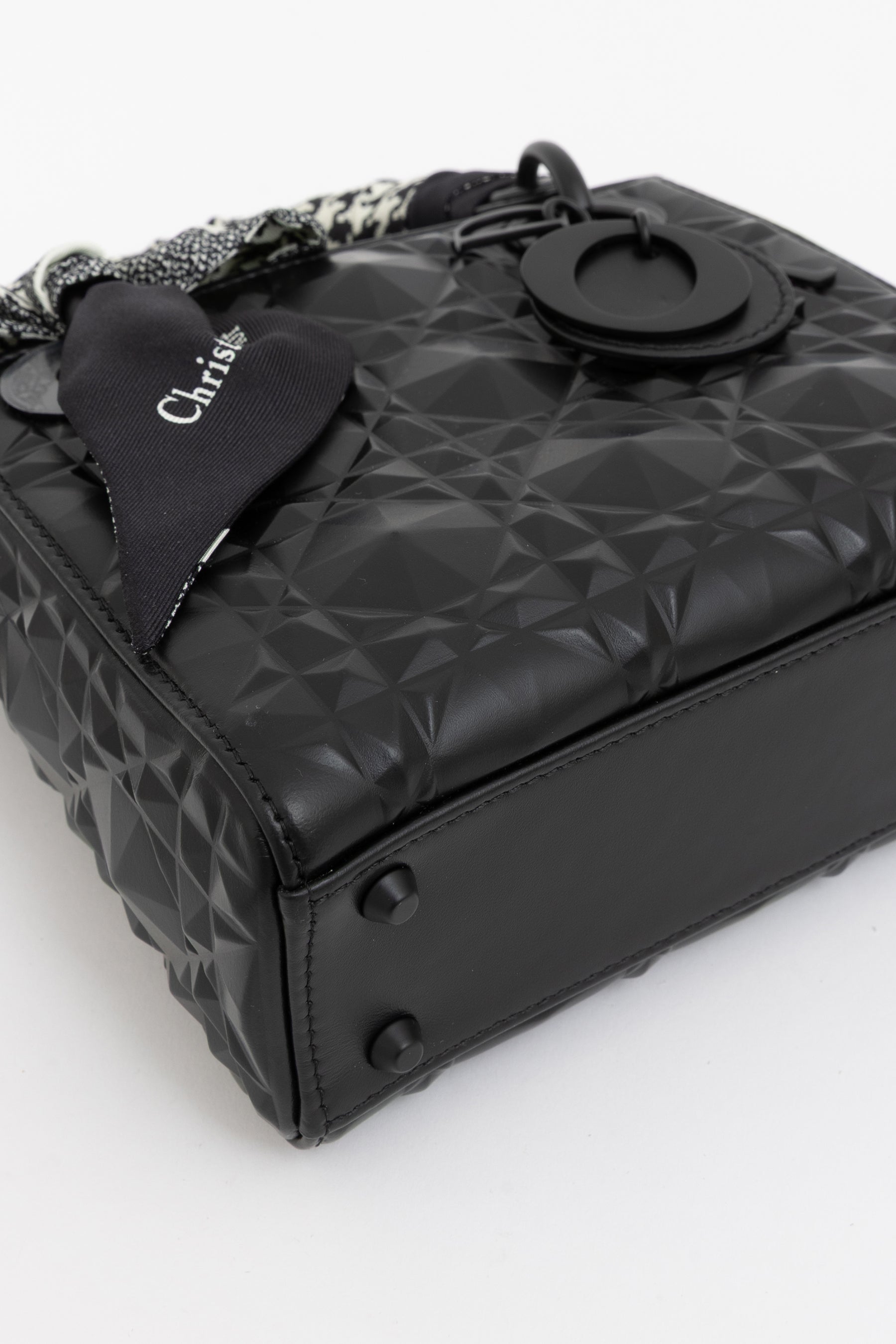 So Black Ultramatte Mini Lady Dior