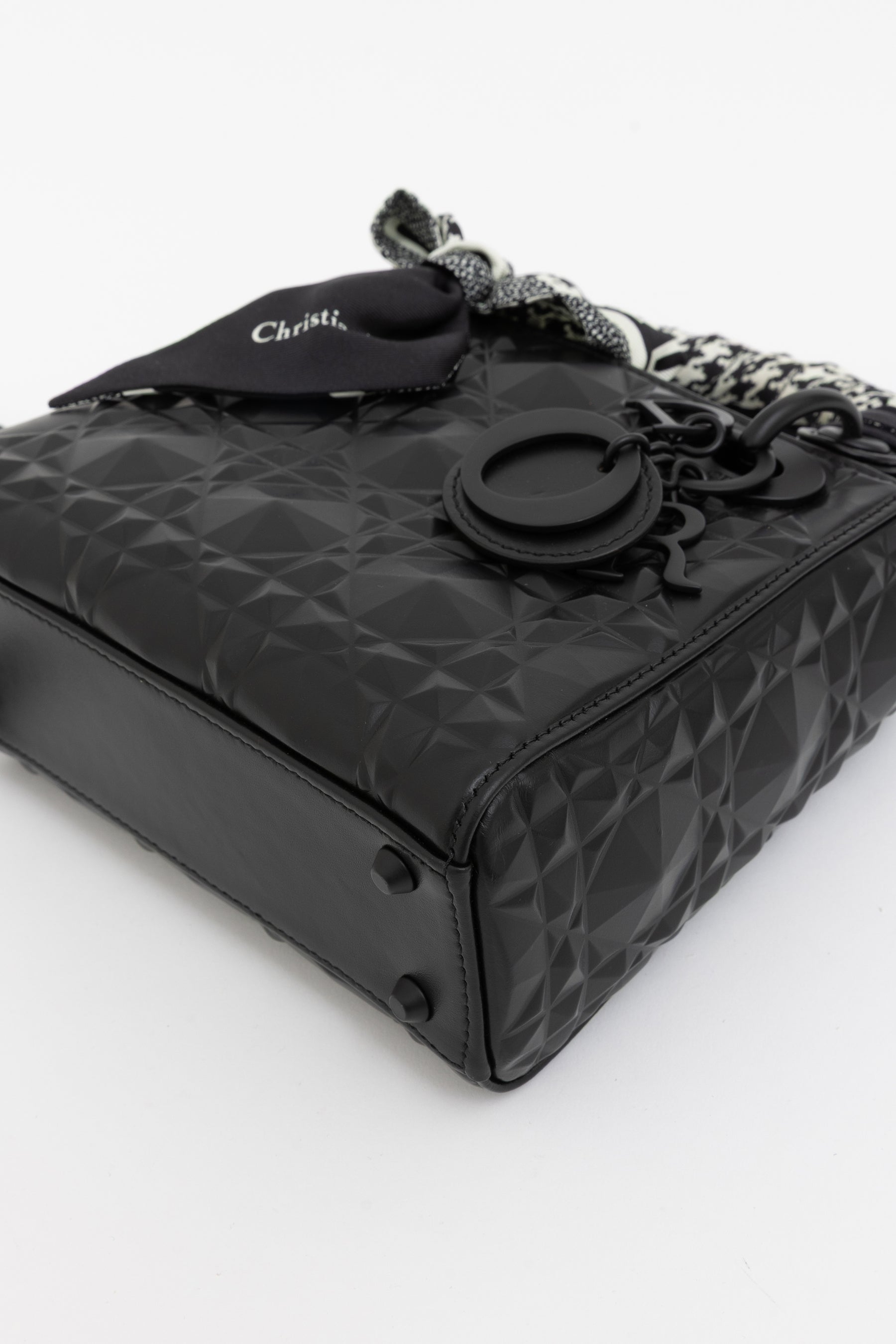 So Black Ultramatte Mini Lady Dior