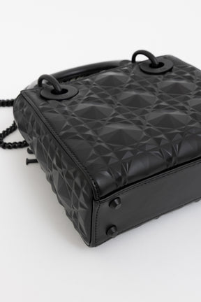 So Black Ultramatte Mini Lady Dior