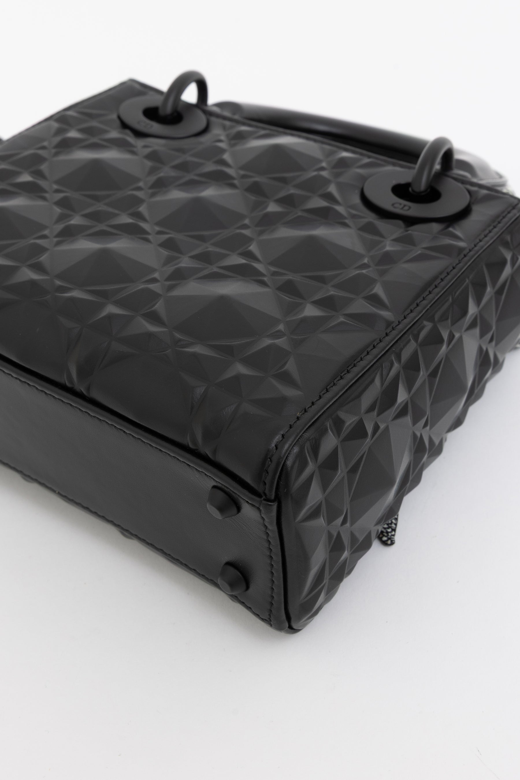 So Black Ultramatte Mini Lady Dior
