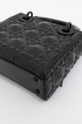 So Black Ultramatte Mini Lady Dior
