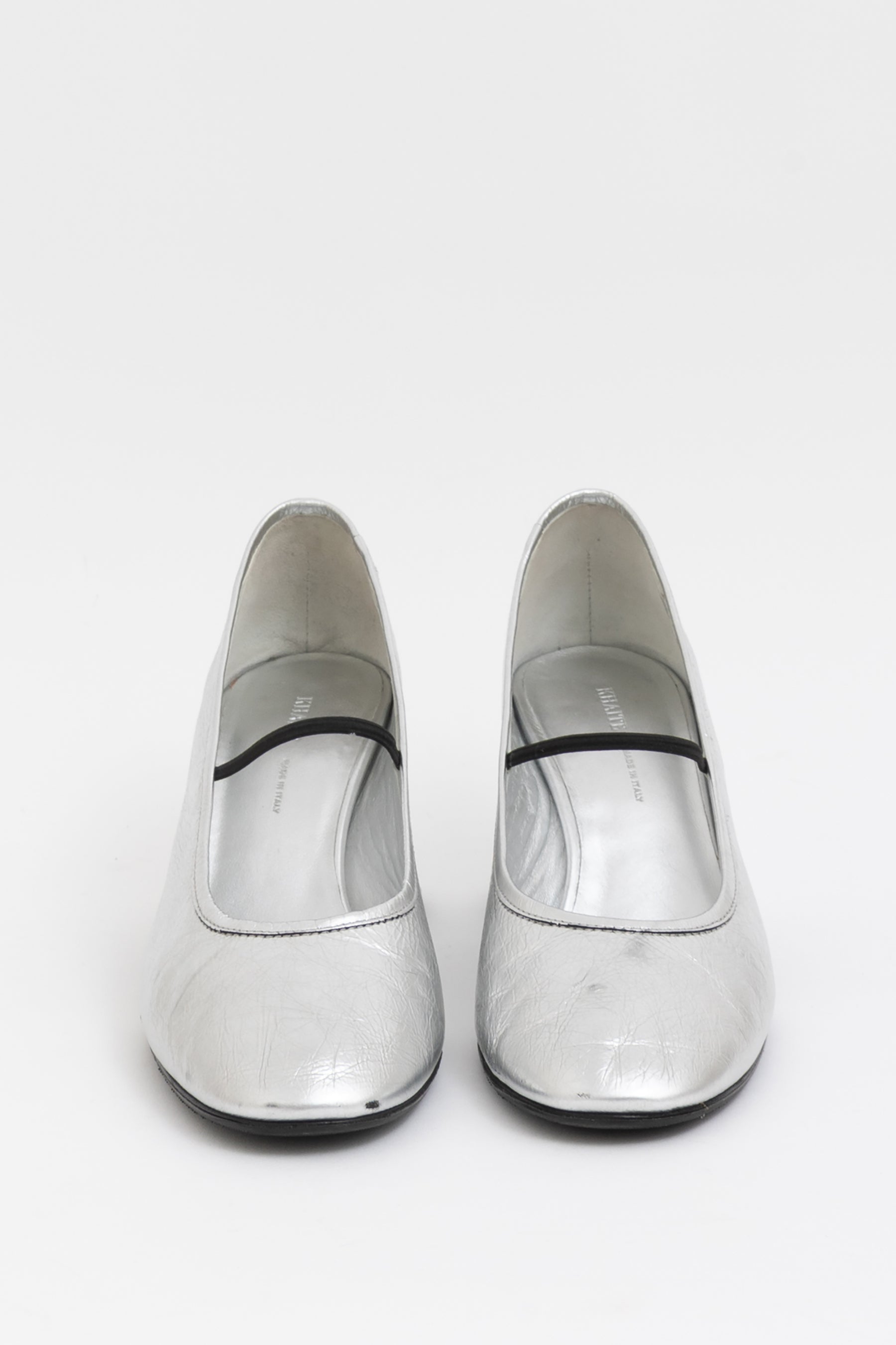 Lorimer Metallic Mary Jane Pumps