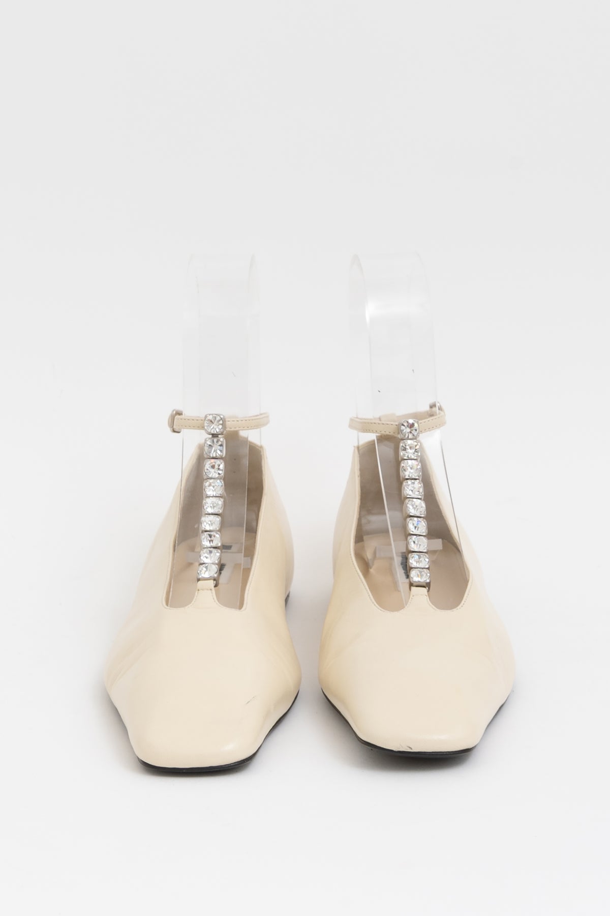 Crystal Embellished Ballet Flats
