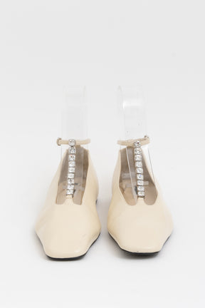 Crystal Embellished Ballet Flats