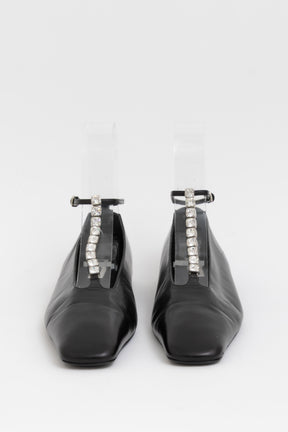 Crystal Embellished Ballet Flats