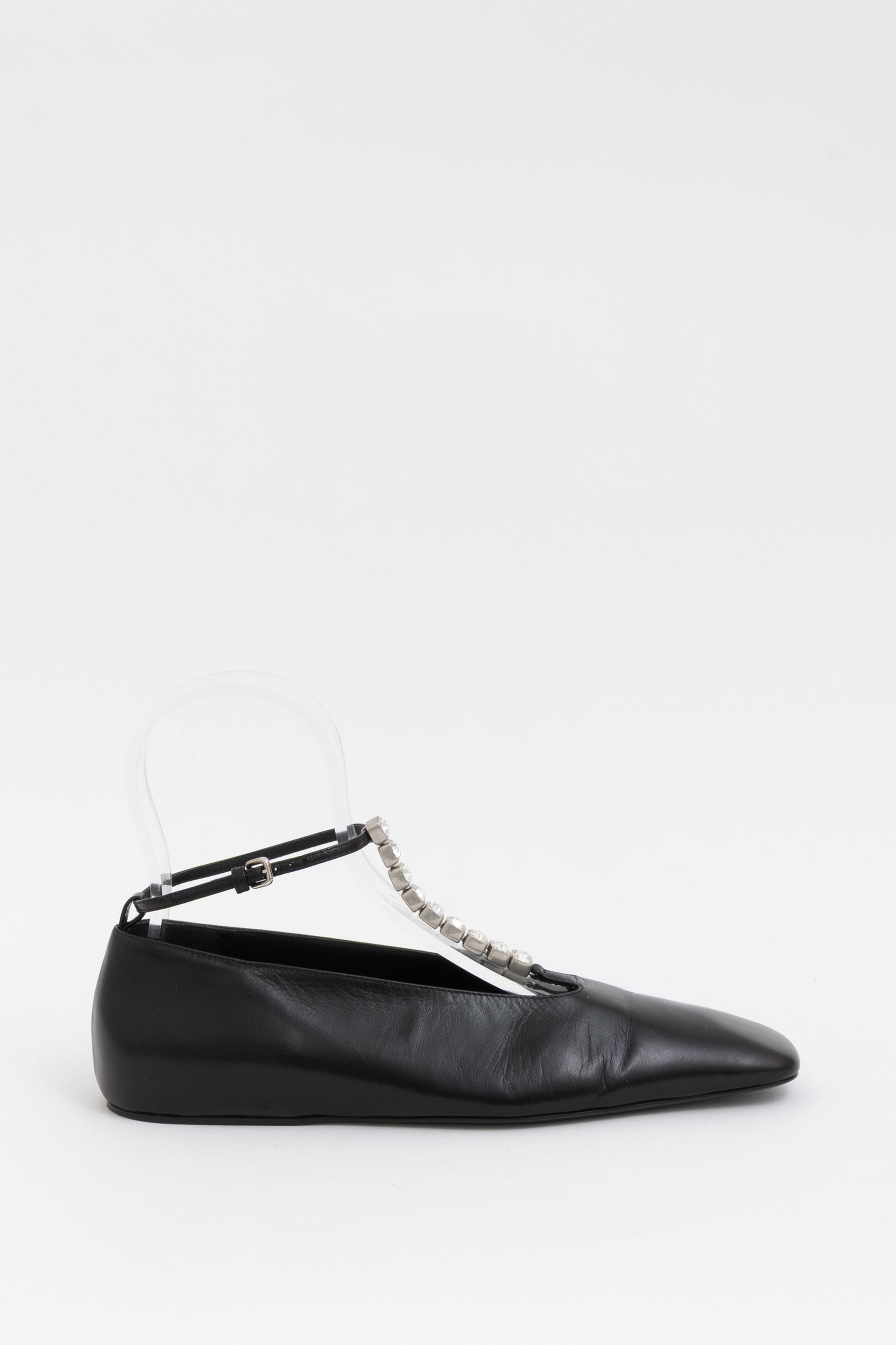 Crystal Embellished Ballet Flats