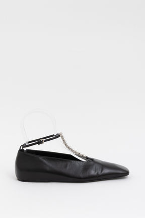 Crystal Embellished Ballet Flats