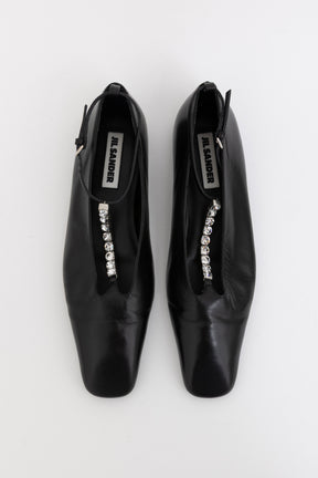 Crystal Embellished Ballet Flats