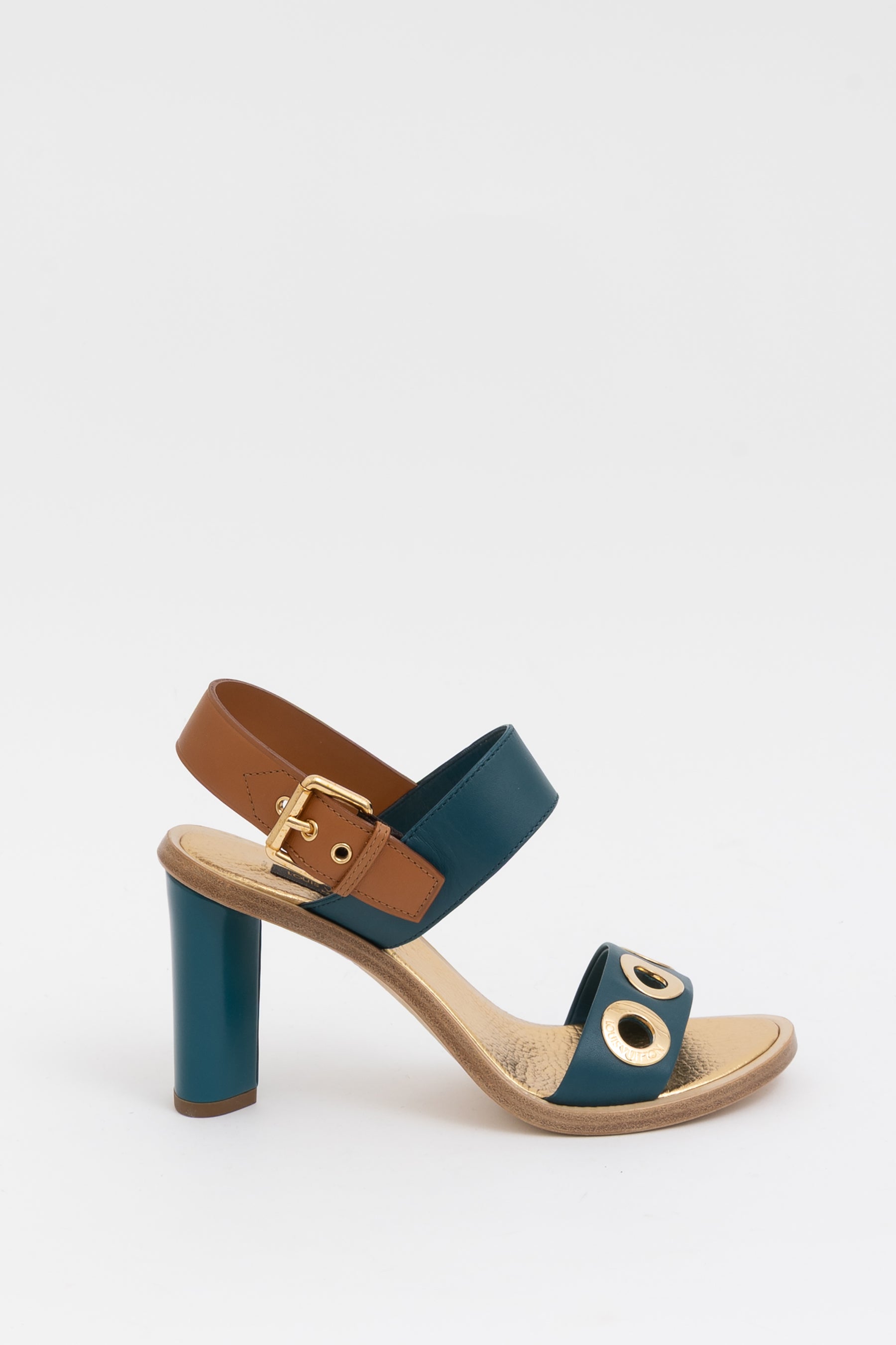 Gold Rivet Sandals