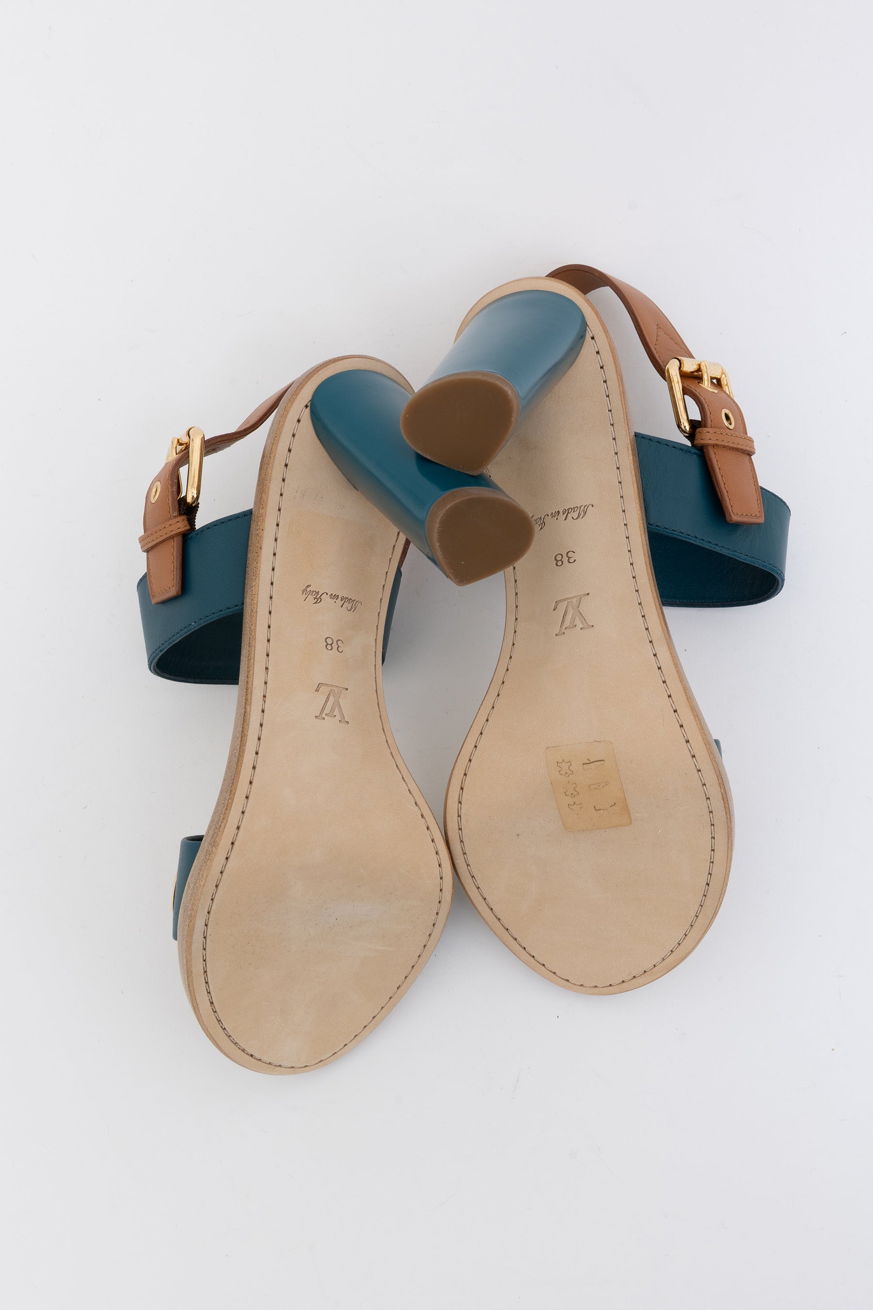 Gold Rivet Sandals