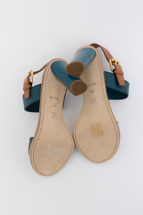 Gold Rivet Sandals