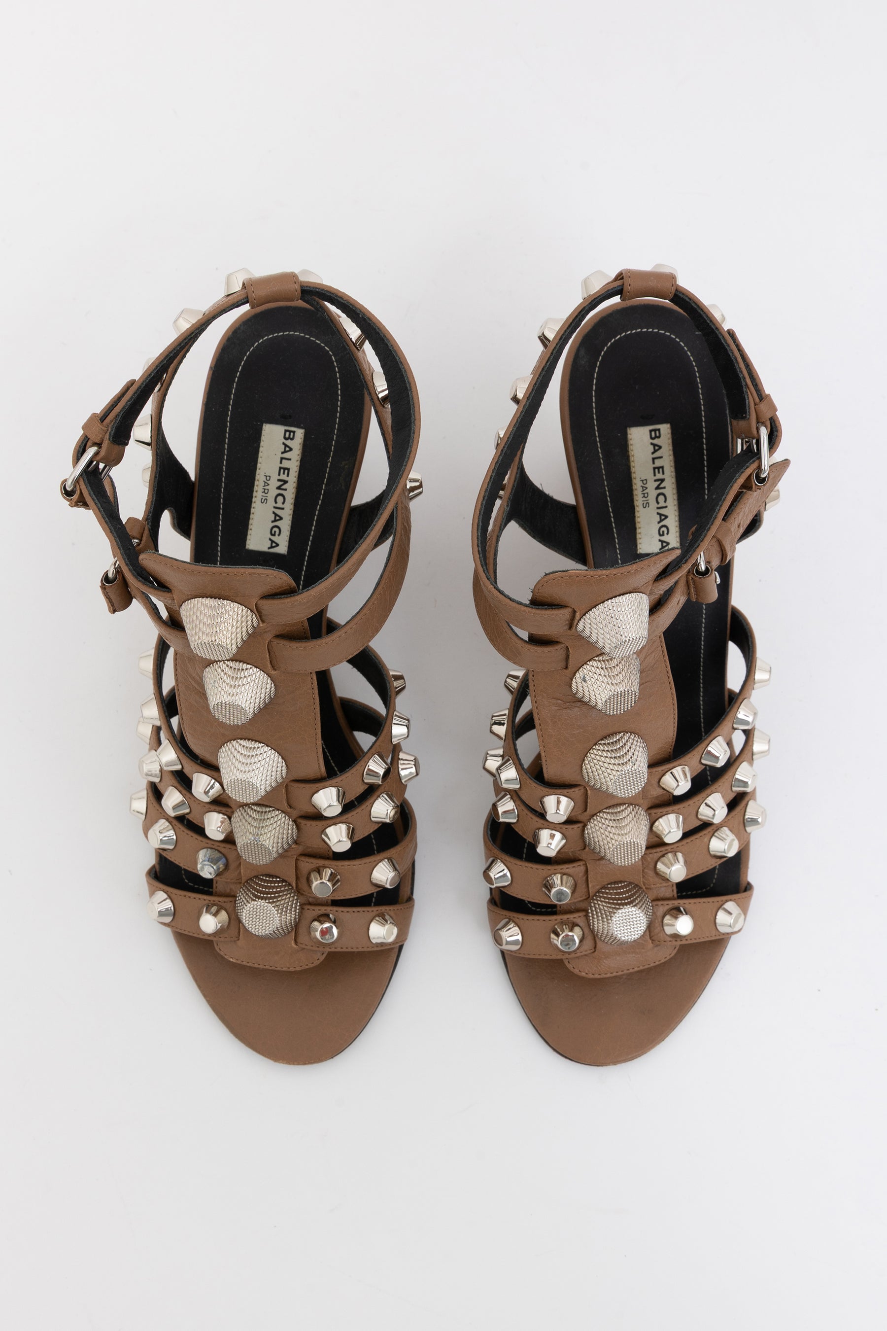 Studded Gladiator Wedge Sandals