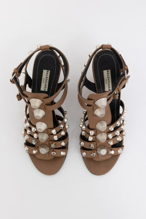 Studded Gladiator Wedge Sandals