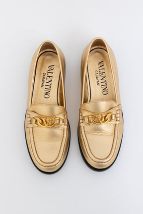 VLogo Chain Loafers