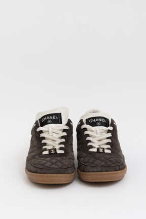 Quilted Low Top Sneakers