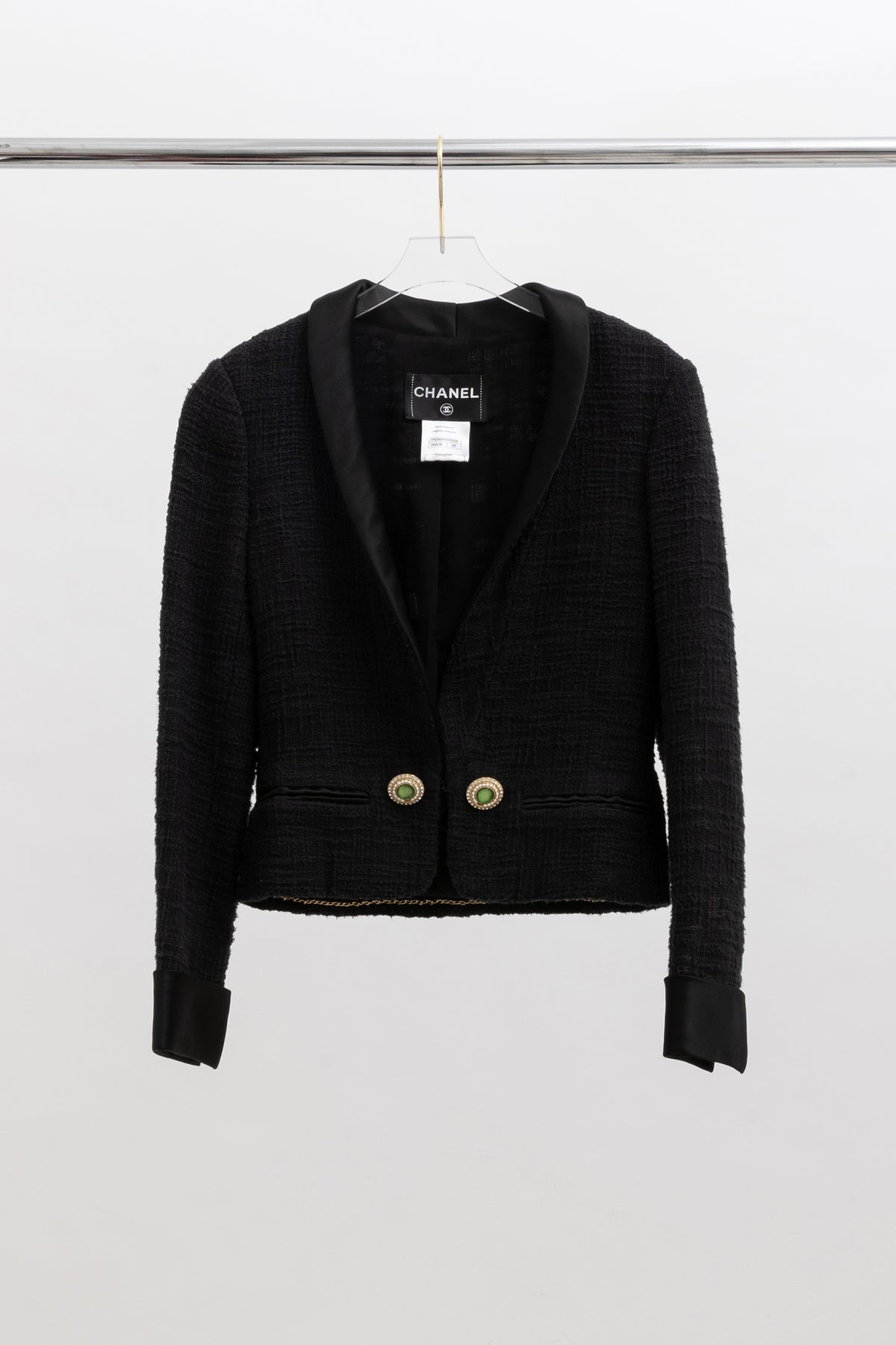 Paris-Bombay Tweed Smoking Jacket