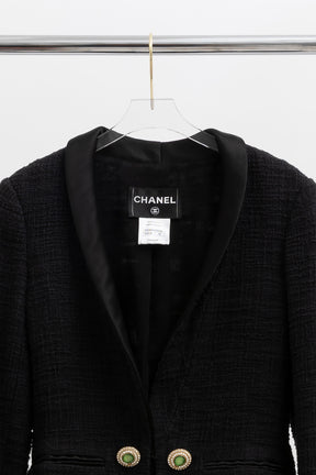 Paris-Bombay Tweed Smoking Jacket