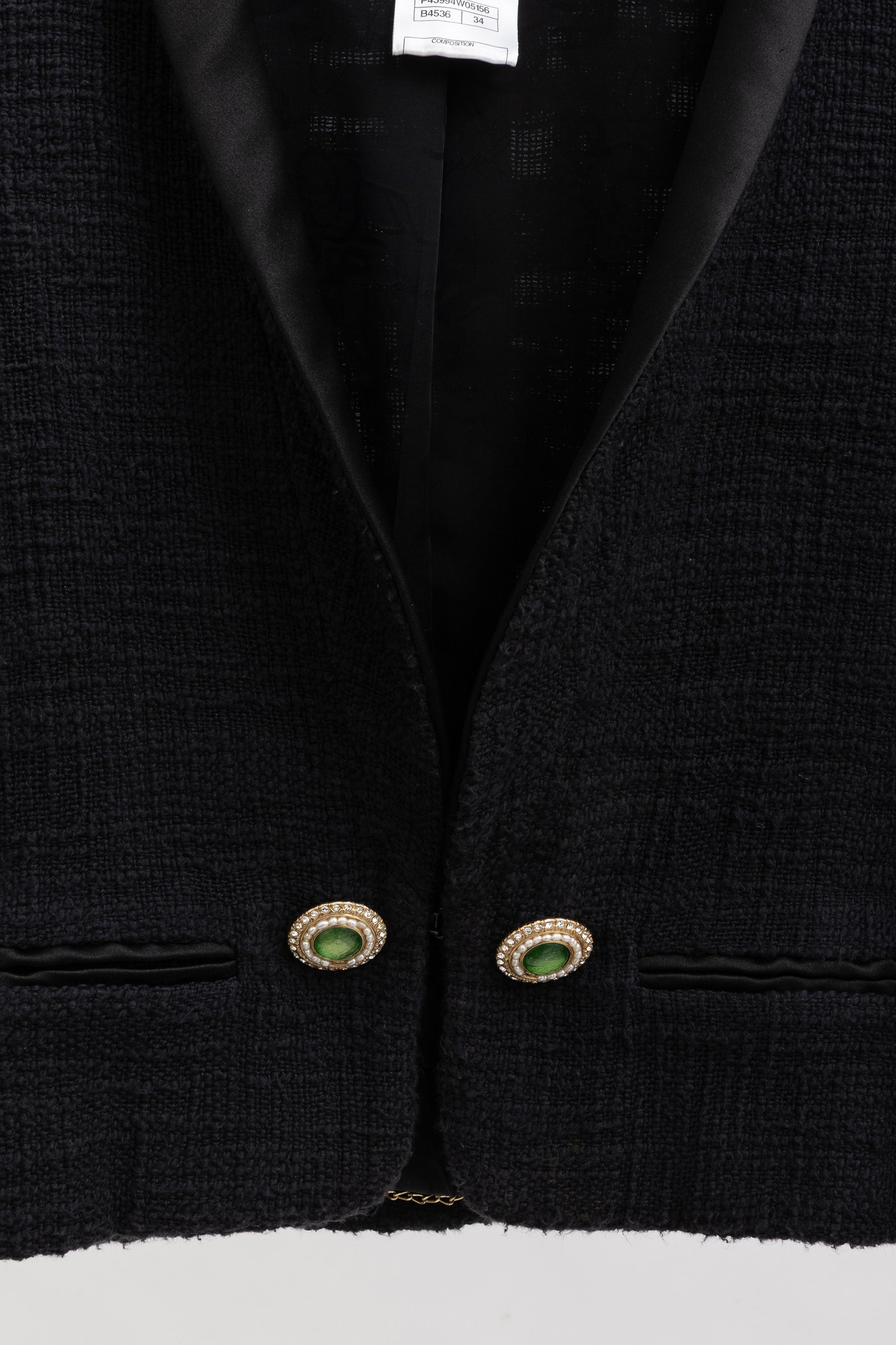 Paris-Bombay Tweed Smoking Jacket