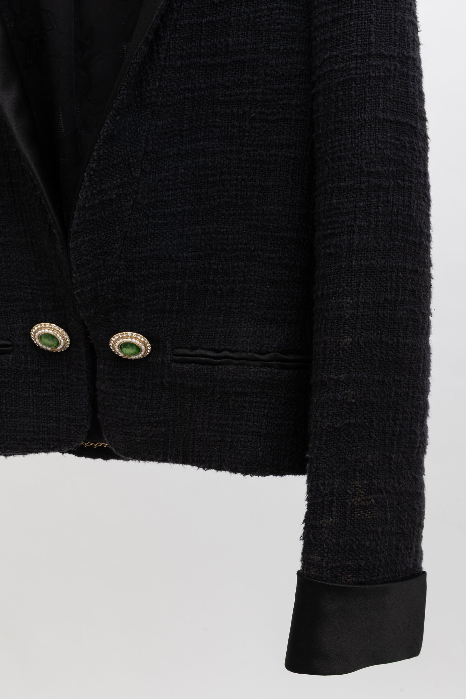 Paris-Bombay Tweed Smoking Jacket