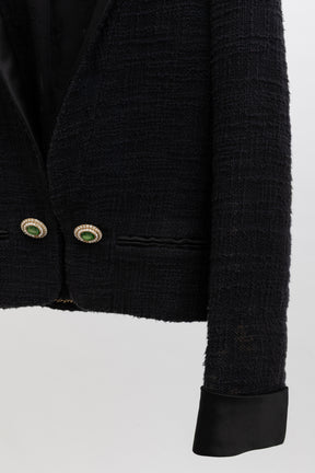 Paris-Bombay Tweed Smoking Jacket
