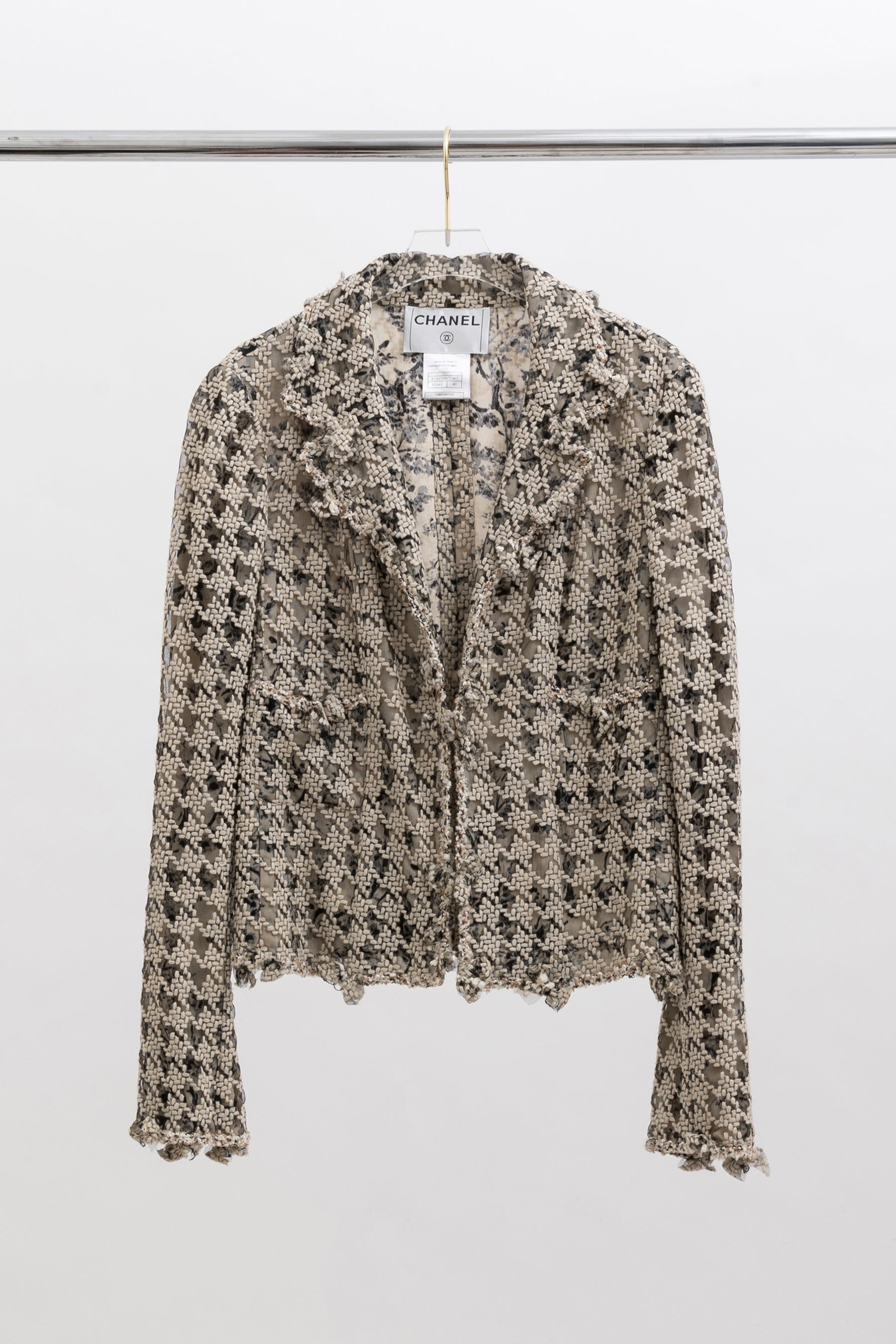 Sheer Tweed Jacket