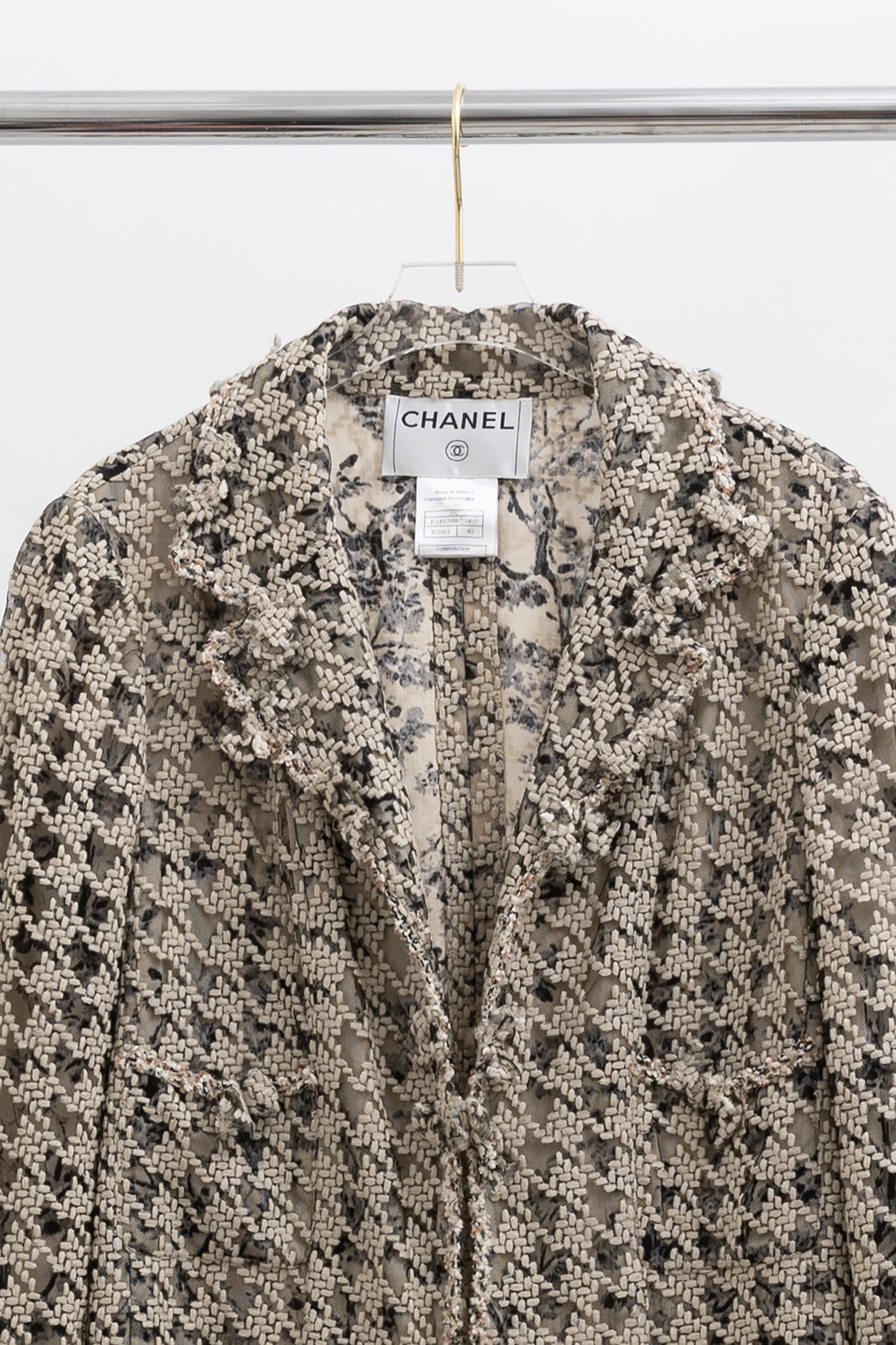 Sheer Tweed Jacket