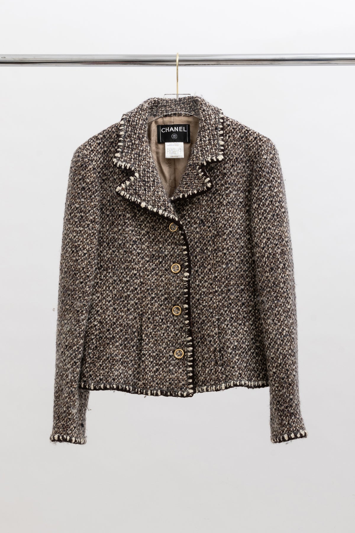 Tweed Single Breasted Jacket