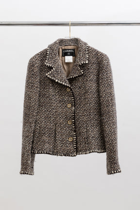 Tweed Single Breasted Jacket
