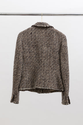 Tweed Single Breasted Jacket