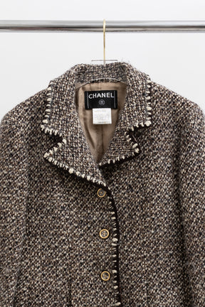 Tweed Single Breasted Jacket