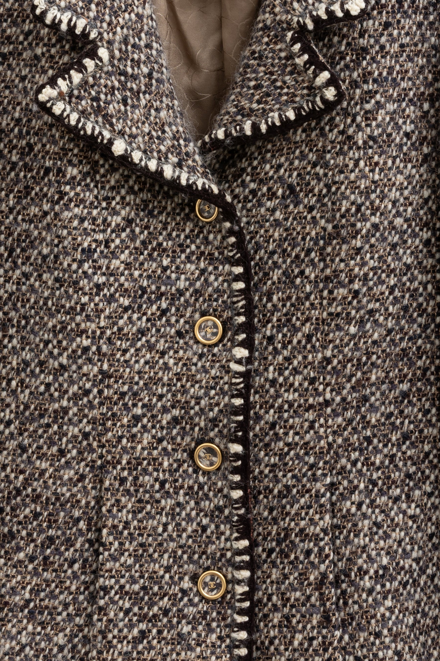 Tweed Single Breasted Jacket