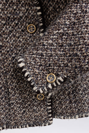 Tweed Single Breasted Jacket