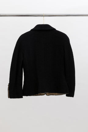 Tweed Zipped Cropped Jacket