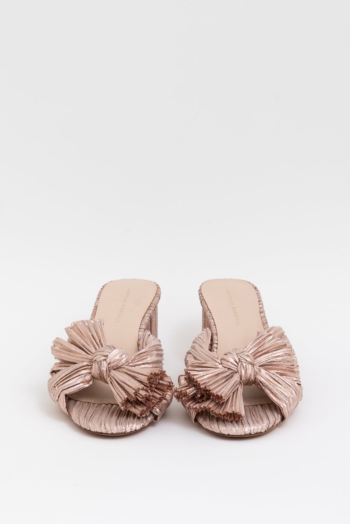 Emilia Pleated Knot Mules