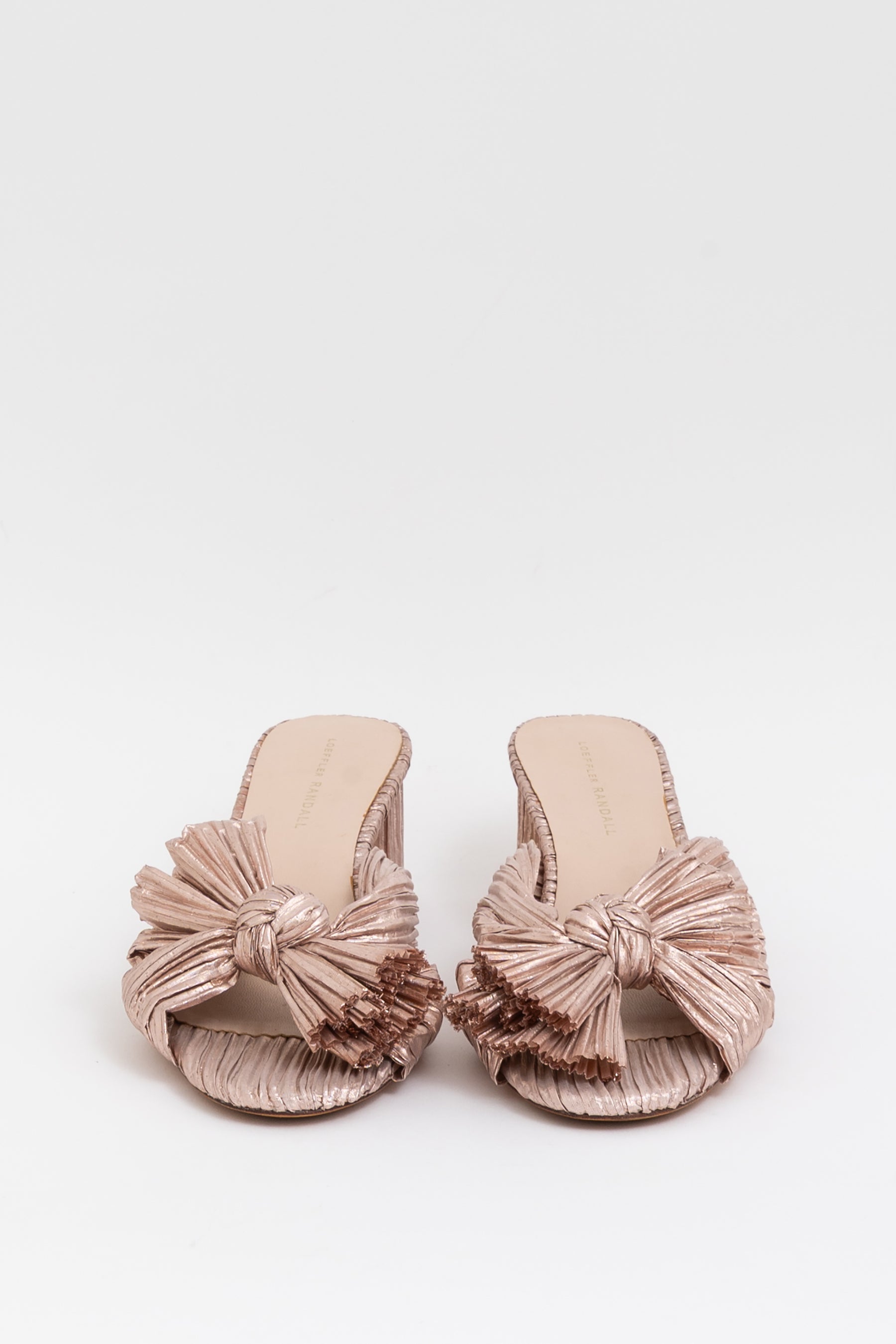 Emilia Pleated Knot Mules