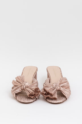 Emilia Pleated Knot Mules