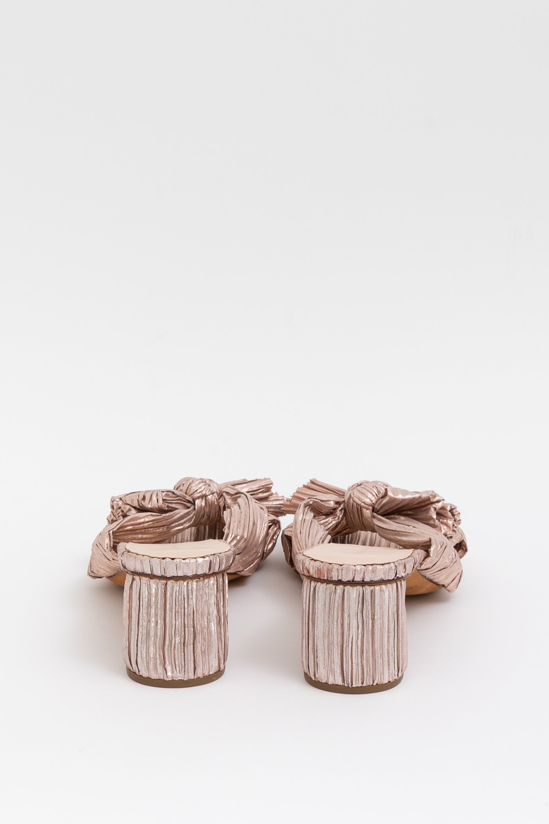 Emilia Pleated Knot Mules