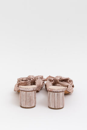 Emilia Pleated Knot Mules