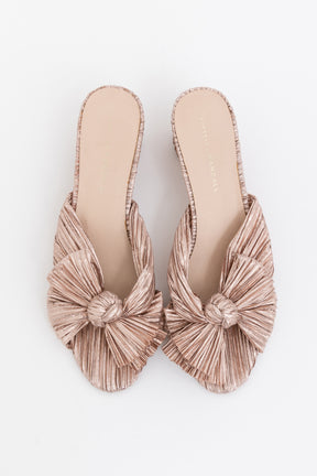 Emilia Pleated Knot Mules
