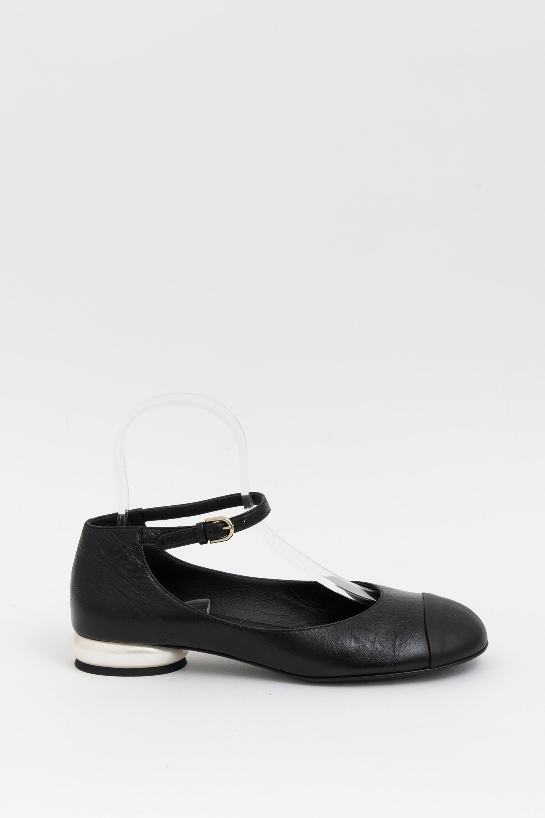 Pearl Heel Mary Janes