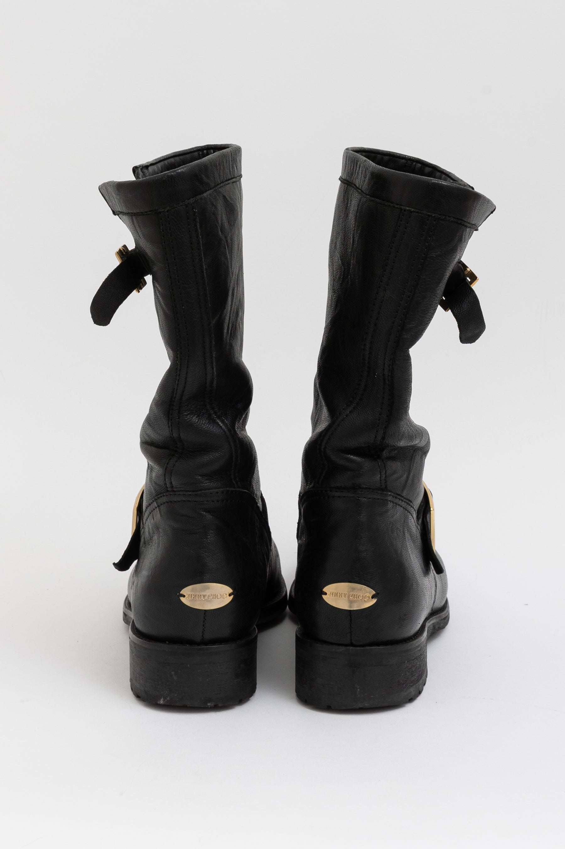 Biker Mid Ankle Boots